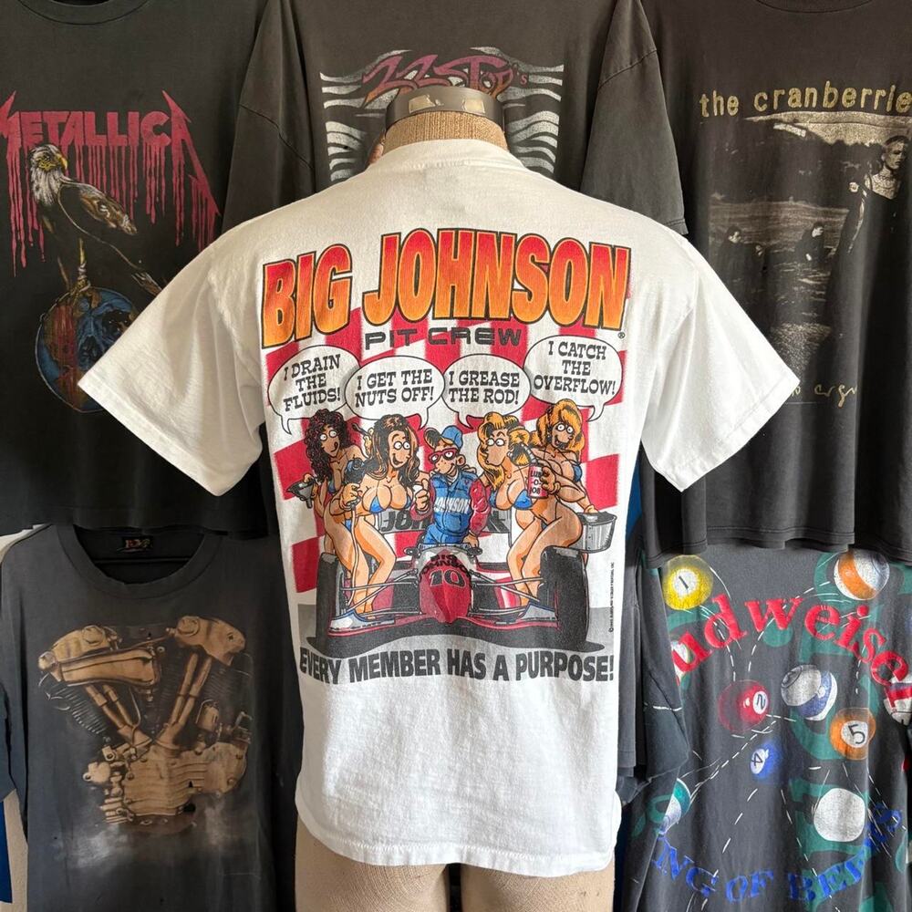 Vintage 1990s Big Johnson Funny graphic T-shirt
